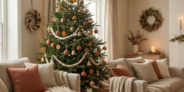 Quer um Natal elegante sem gastar muito? Os tons terrosos fazem a casa brilhar do jeito certo