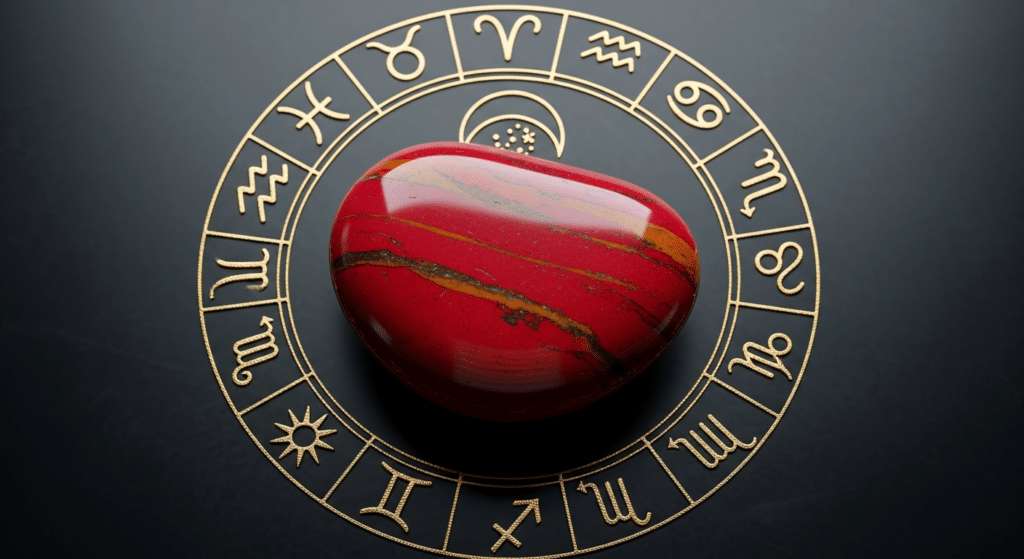 Pedra Jaspe Vermelho e signos do zodíaco