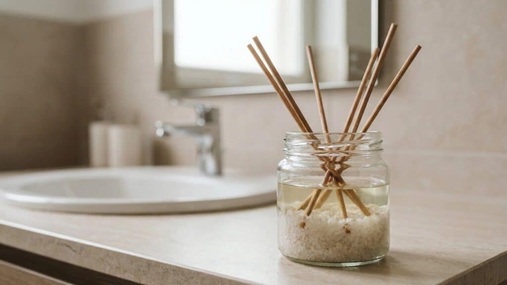 Com apenas três ingredientes, você faz um aromatizador caseiro que melhora o cheiro do banheiro