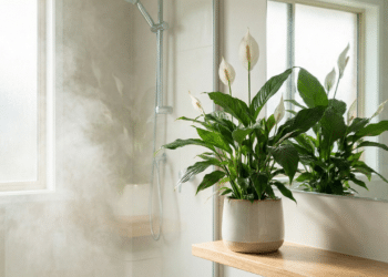 Decore o banheiro com plantas que resistem à umidade