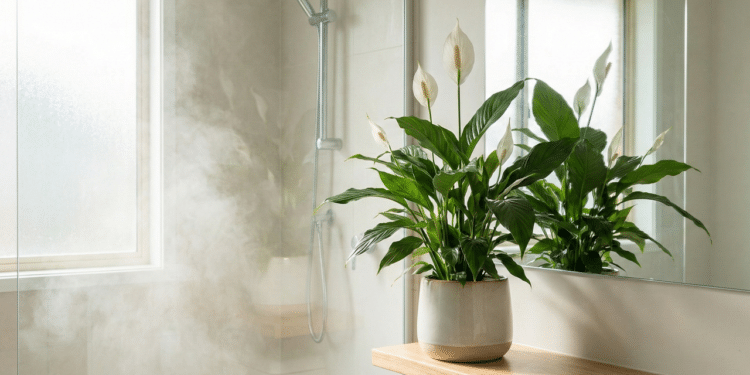 Decore o banheiro com plantas que resistem à umidade