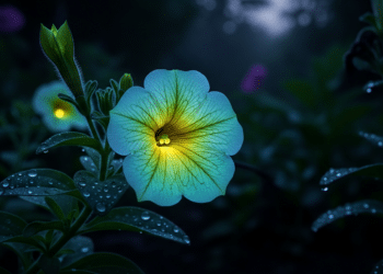 O que realmente acontece com as plantas que parecem brilhar no escuro