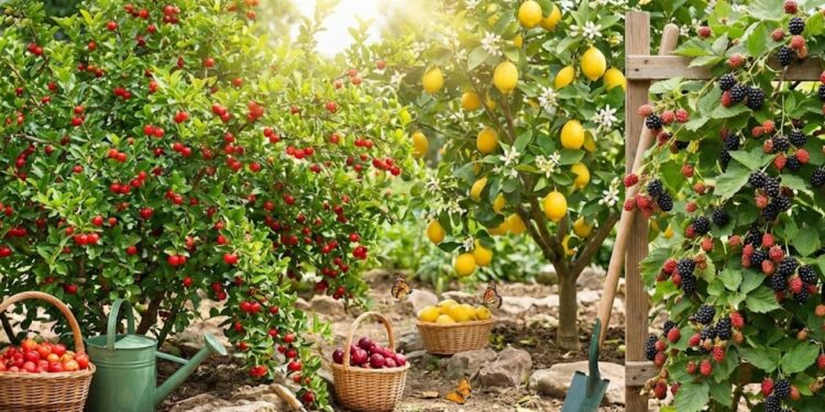 Essas 3 frutas crescem bem em casa ajudam na imunidade e dão pouco trabalho