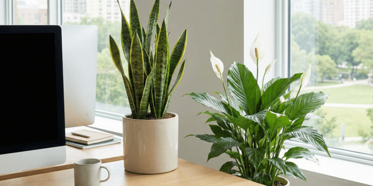 Escritório mais saudável com estas 2 plantas purificadoras