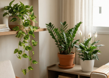 As melhores plantas para apartamento pequeno que ajudam a respirar melhor e exigem pouca luz