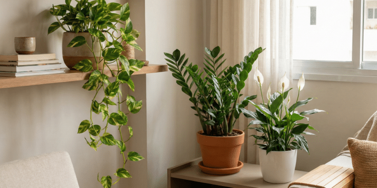 As melhores plantas para apartamento pequeno que ajudam a respirar melhor e exigem pouca luz