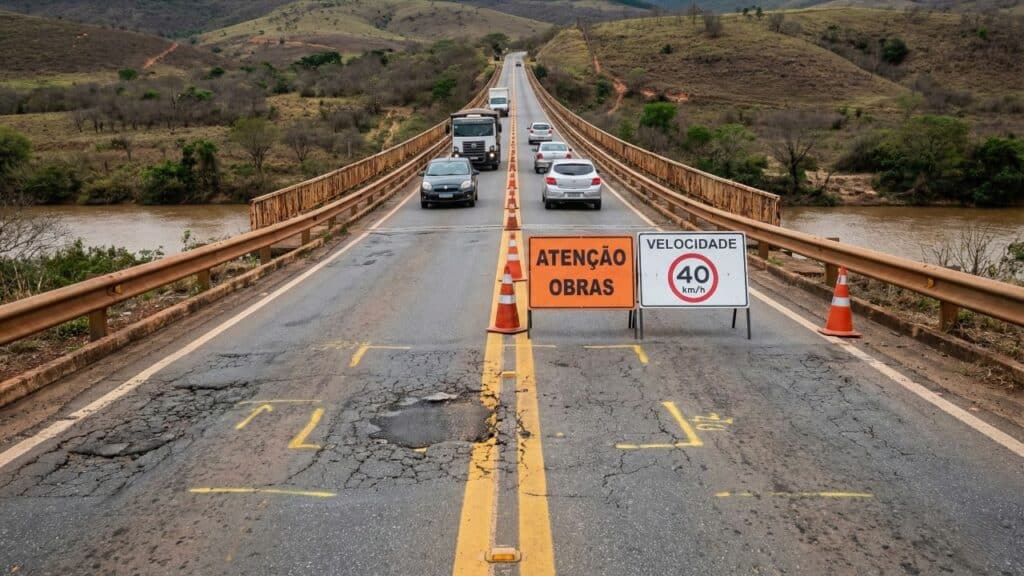 Com investimento de R$ 9,5 milhões, ponte na MGC-367 passa por reforma completa até 2026