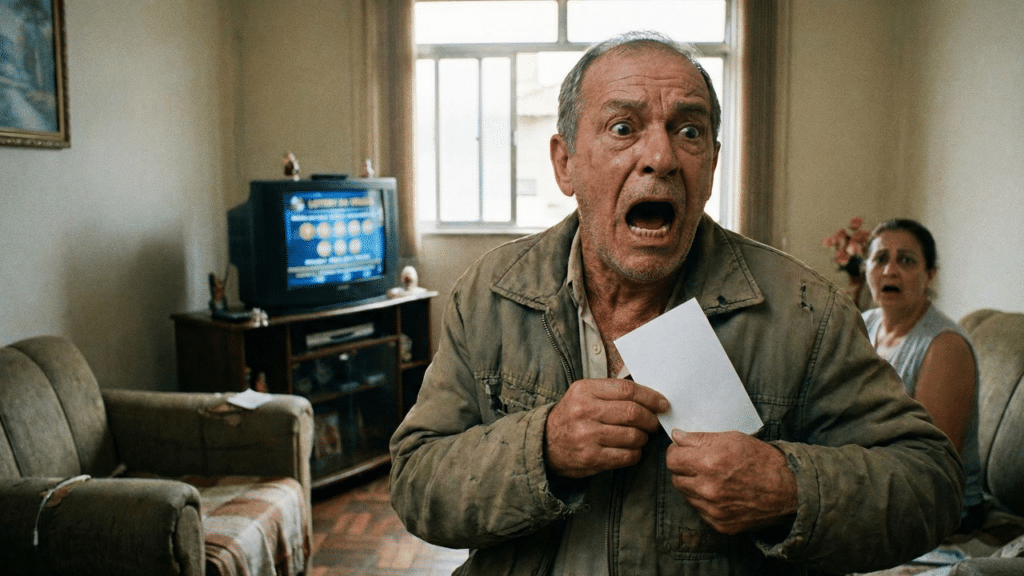 Homem escapa de perder fortuna ao achar bilhete milionário perdido