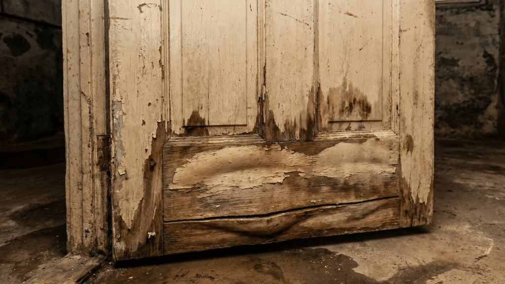 Portas de madeira inchadas nunca mais com um cuidado fácil que aumenta a durabilidade