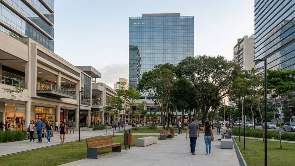 Novo gigante corporativo de São Paulo aposta em mirante de vidro e integração com transporte público