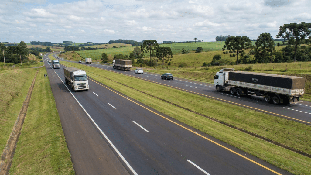 Mega manutenção da BR-153/PR recebe R$ 36,5 milhões em investimento e vai impactar duas cidades do Sul
