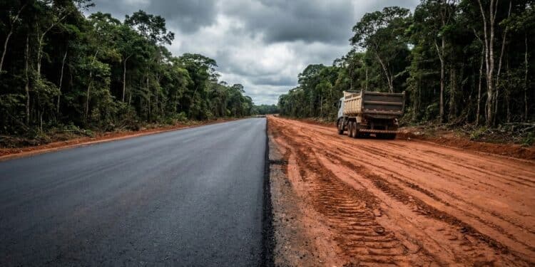 Novo avanço na BR-156 entrega mais asfalto no Amapá e promete viagem segura até 2026 com o Novo PAC