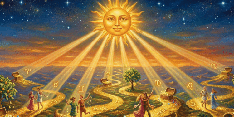 Caminhos de dinheiro se iluminam para 4 signos com Sol em trânsito