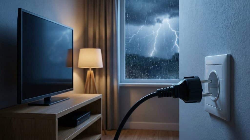 Eletrodomésticos que devem ser desligados durante tempestades com raios para evitar acidentes em casa