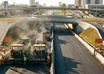 Trevo do Catuaí em Maringá chega a 86% de execução e muda trânsito na BR-376