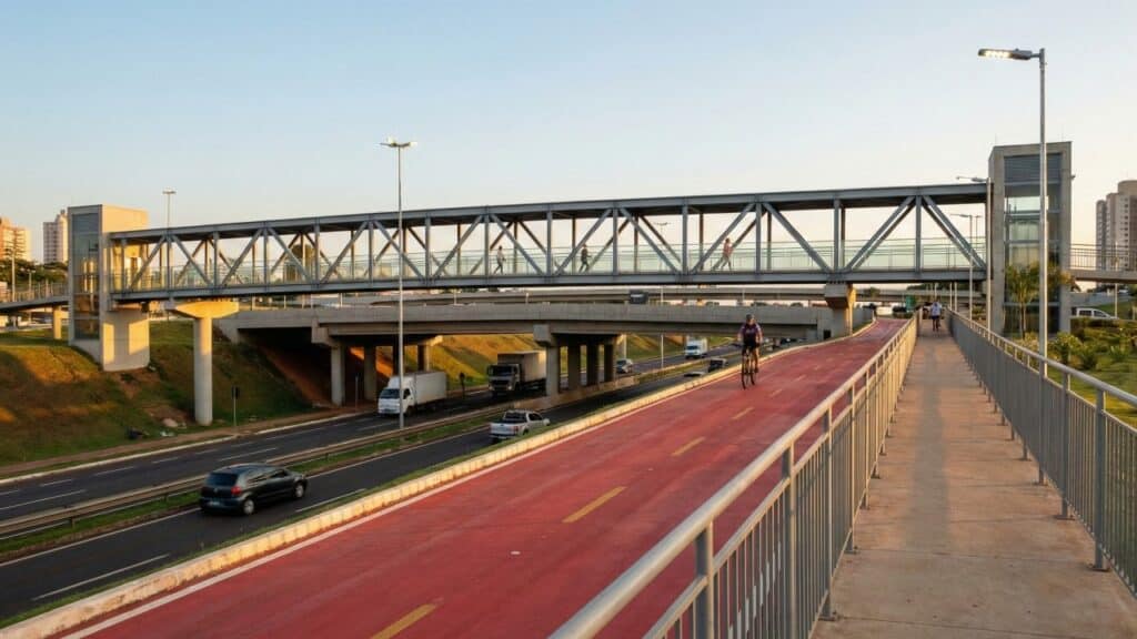 Trevo do Catuaí em Maringá chega a 86% de execução e muda trânsito na BR-376