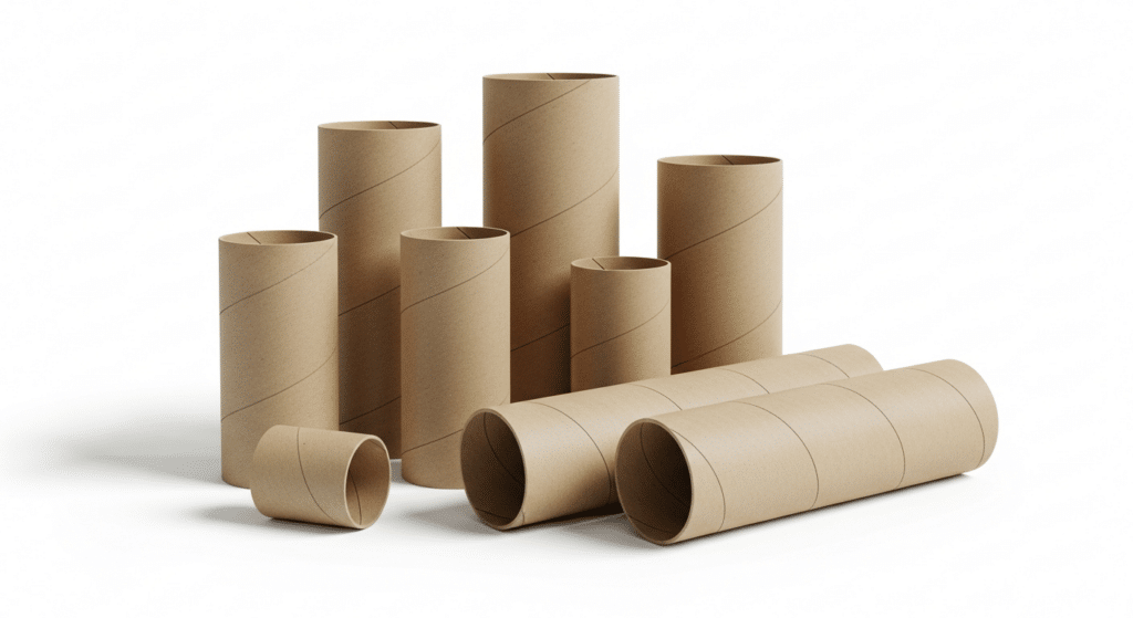 Dá para decorar o Natal 2025 gastando quase nada usando tubinhos de papel