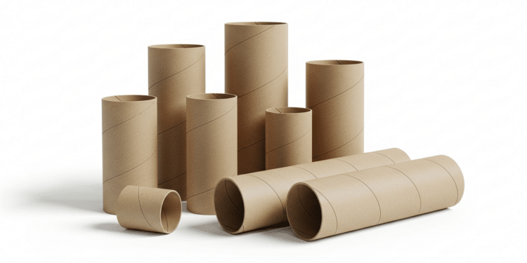 Dá para decorar o Natal 2025 gastando quase nada usando tubinhos de papel