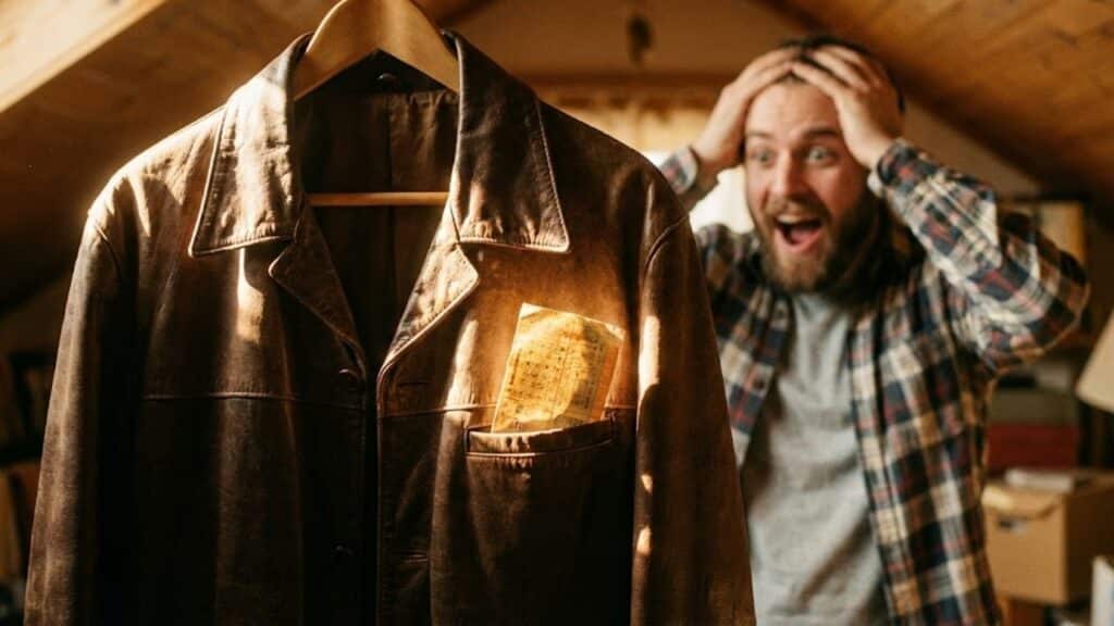 Homem encontra bilhete milionário escondido em sua jaqueta