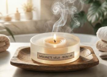 Vela aromática feita com sabonete é o truque simples que está viralizando