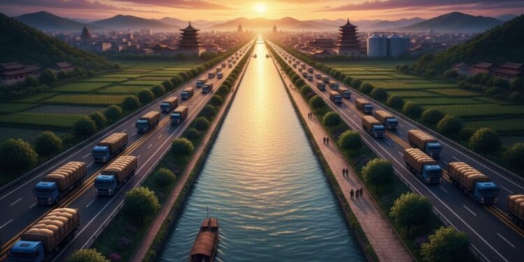 Canal mais longo e antigo do mundo conecta duas cidades com quase 1.800 km, é importante para o transporte de grãos e se tornou um Patrimônio Mundial da UNESCO