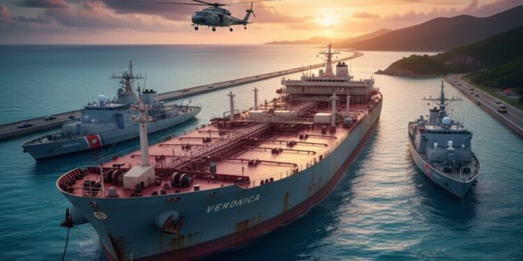 Novo petroleiro associado à Venezuela é apreendido pelos EUA no Caribe