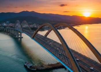 Nova ponte de R$ 400 milhões com 1,24 km vai eliminar travessias por balsas em região do Paraná e deve ficar pronta em 2026