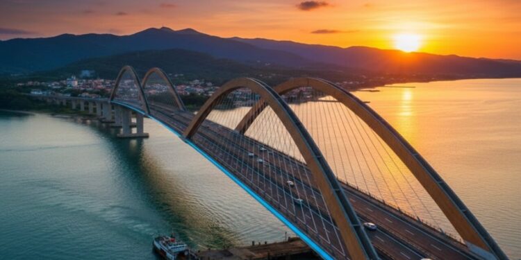 Nova ponte de R$ 400 milhões com 1,24 km vai eliminar travessias por balsas em região do Paraná e deve ficar pronta em 2026