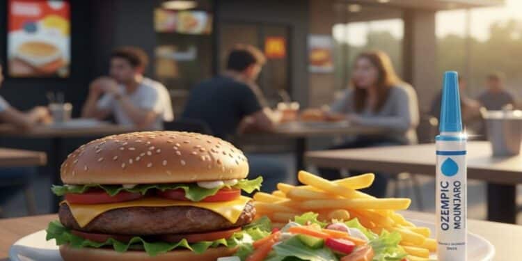 Novo menu para quem usa Ozempic e Mounjaro coloca rede de fast-food no centro da polêmica