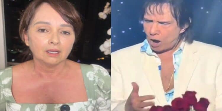 Myrian Rios reage às críticas contra Roberto Carlos após bronca em show gerar polêmica