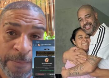 Mãe de Adriano Imperador cai em golpe e ídolo do Flamengo faz alerta aos criminosos: 'Vou atrás'
