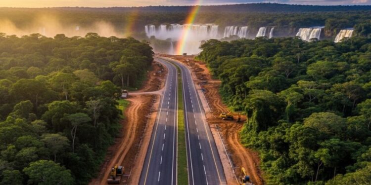 Avanço das obras de duplicação da Rodovia das Cataratas em Foz do Iguaçu chega a 78% com investimento de R$ 165,8 milhões