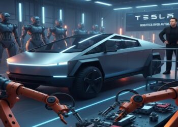 Tesla decide parar produção de modelos de carros para apostar na criação de robôs