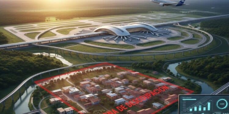 Megaprojeto de aeroporto gigante de R$ 1,1 bilhão promete desenvolvimento econômico, mas deve gerar impacto em região com remoção de 250 famílias