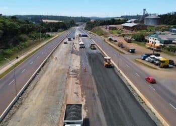 Megaobra de R$ 514 milhões na rodovia entre Pitanga e Turvo atinge novo marco com 11,84% execução e promete acelerar o trânsito na região