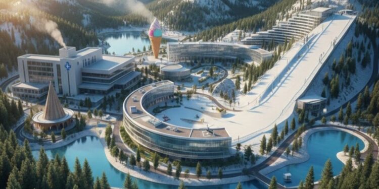 Empresário anuncia megaprojeto de R$ 1,5 bilhão para resort em Gramado com maior pista de esqui da América Latina, hospital e até fábrica de sorvetes