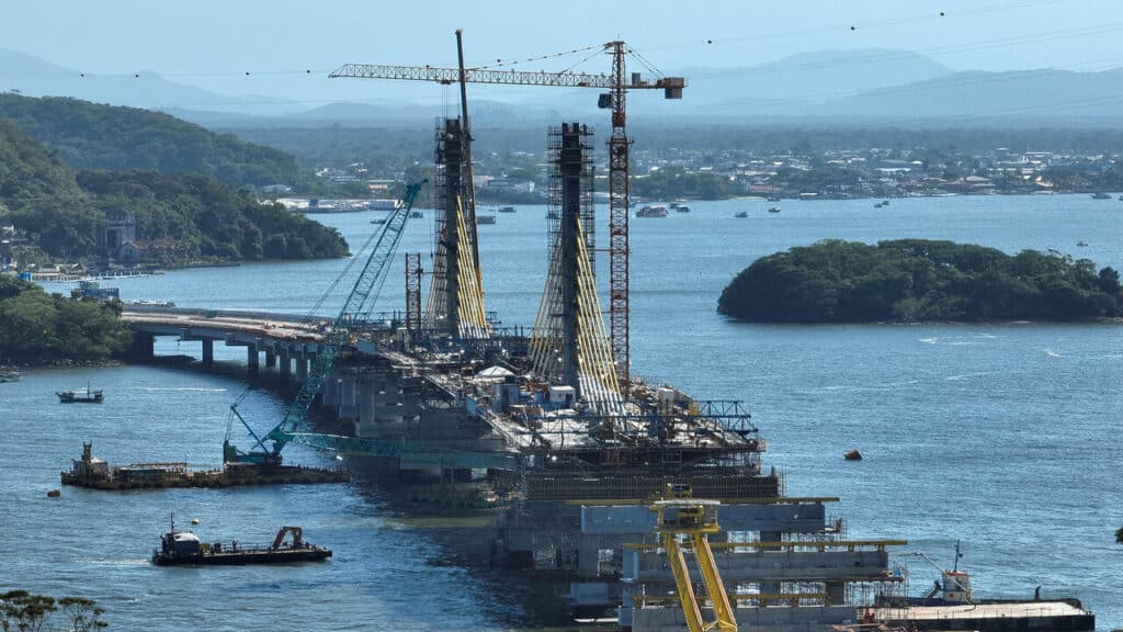 Nova ponte de R$ 400 milhões com 1,24 km vai eliminar travessias por balsas em região do Paraná e deve ficar pronta em 2026