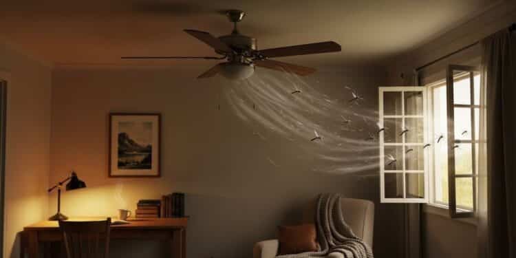 O melhor truque para expulsar mosquitos da casa usa ventilação, plantas e hábitos simples