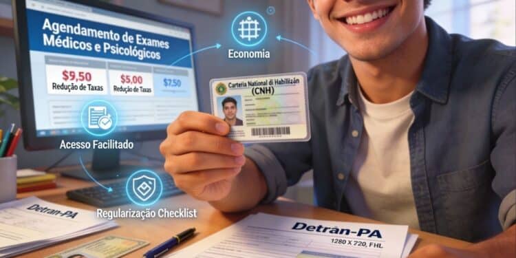 Detran reduz valor de exames para CNH e a taxa cai em quase metade do preço