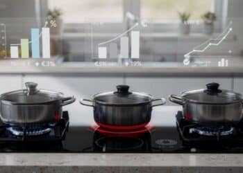 Como escolher fogão a gás, elétrico ou por indução e quanto isso pesa de verdade na sua conta no fim do mês