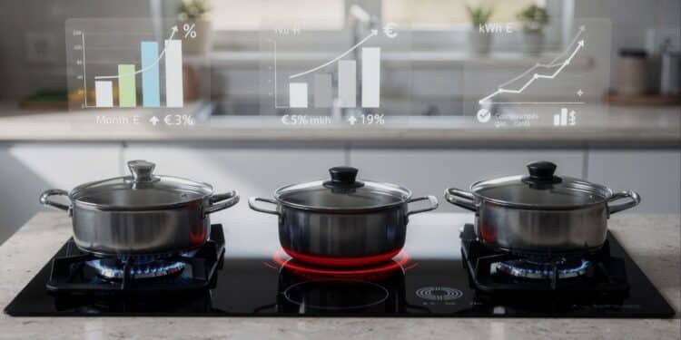 Como escolher fogão a gás, elétrico ou por indução e quanto isso pesa de verdade na sua conta no fim do mês