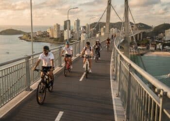 Ciclovia da Vida tem mirante a 70 metros de altura e grades anti-escalada para garantir a segurança no Espírito Santo
