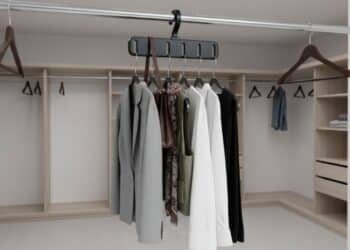 Esse cabide diferente virou solução prática para manter o guarda-roupa organizado sem perder tempo