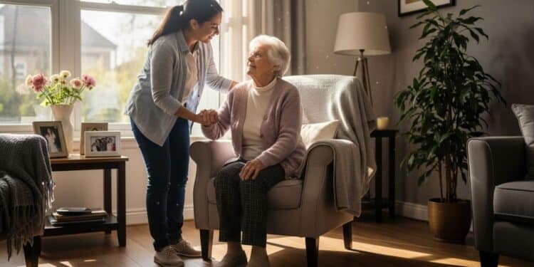 Apoio financeiro mensal de mais de R$ 700 para familiares que precisaram abrir mão do trabalho formal para cuidar idosos em situação de dependência em casa