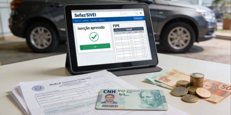 Nova lei do IPVA promete isenção para veículos de até R$ 120 mil e começa a valer em 2026