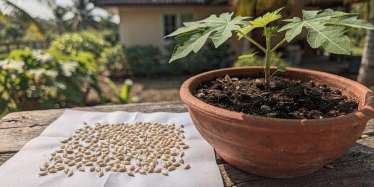 Antes de jogar fora as sementes, veja como plantar mamão do mercado e colher em casa