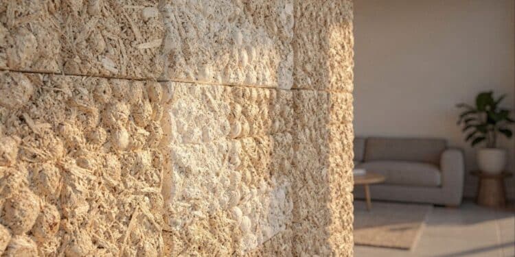 Revestimento ecológico de fibra vegetal substitui o papel de parede e renova o ambiente