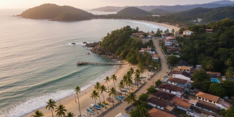 Uma cidade do litoral da Bahia chama atenção pelo encontro da Mata Atlântica com águas cristalinas que brilham