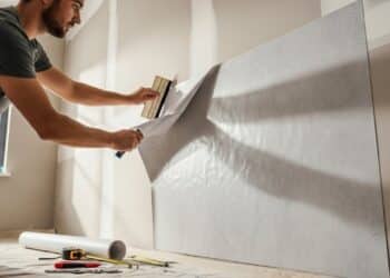 Novo adesivo de parede substitui pintura e cobre imperfeições por menos de R$ 100