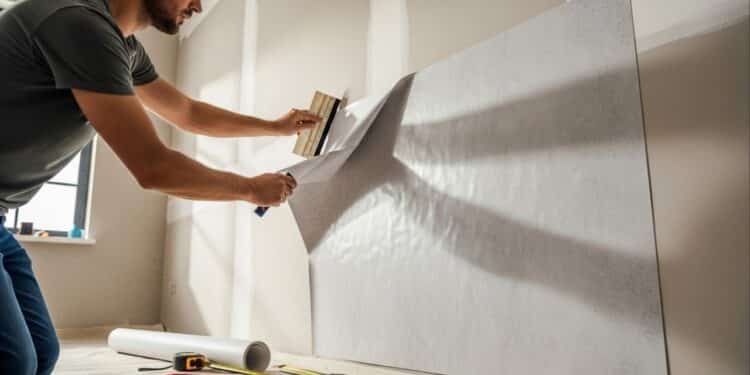 Novo adesivo de parede substitui pintura e cobre imperfeições por menos de R$ 100